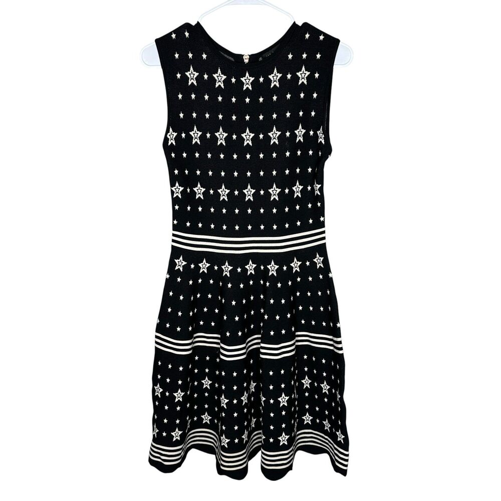 Ted Baker Mariae Star Dress Black Size 3/US8 - Picture 6 of 12